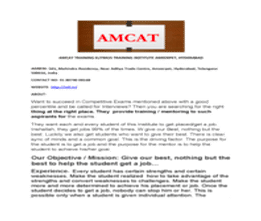Classroom Program: Amcat Training
